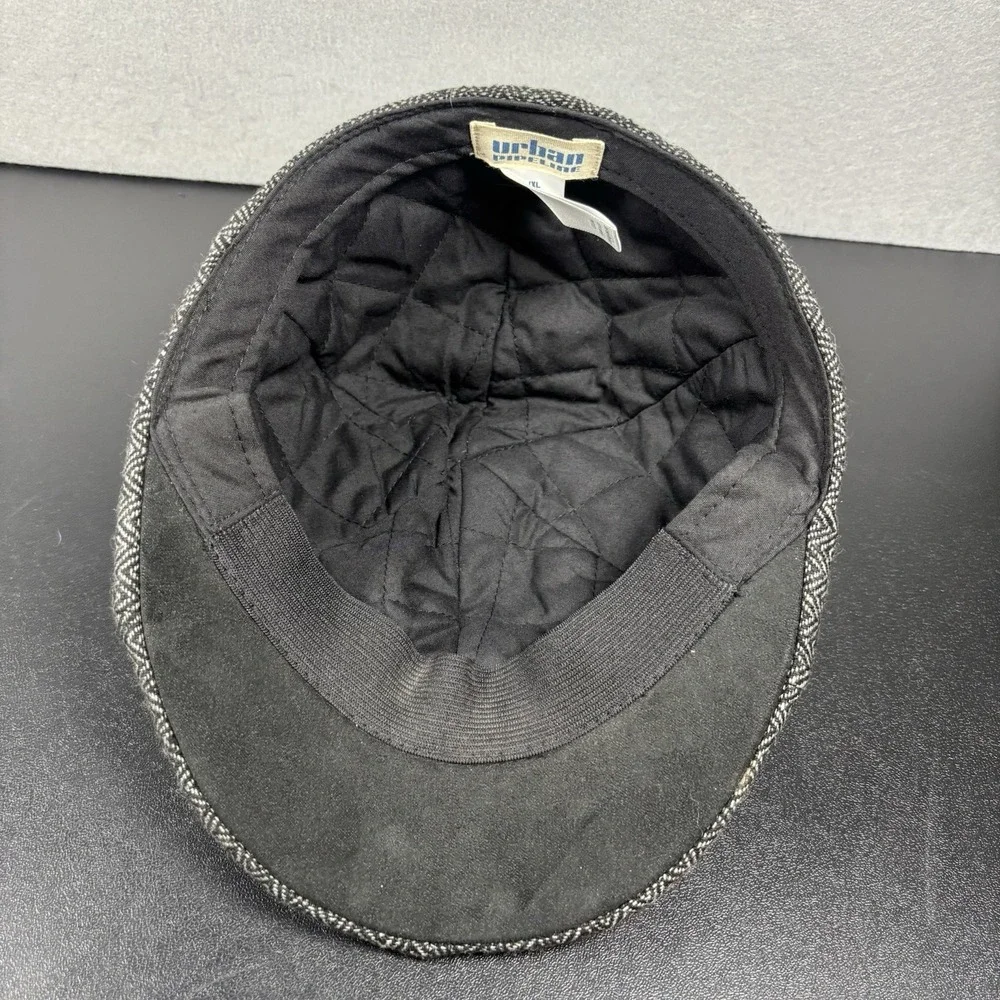 Men's Urban Pipeline Men's Cap Size L/XL NWT Herringbone Ivy Black‎ White Hat